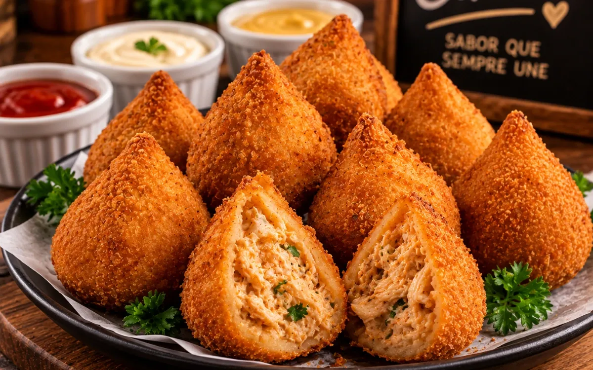 Coxinha de Frango Cremosa