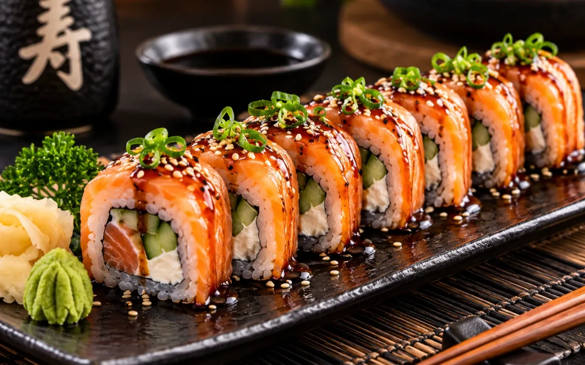 Uramaki de Salmão Especial