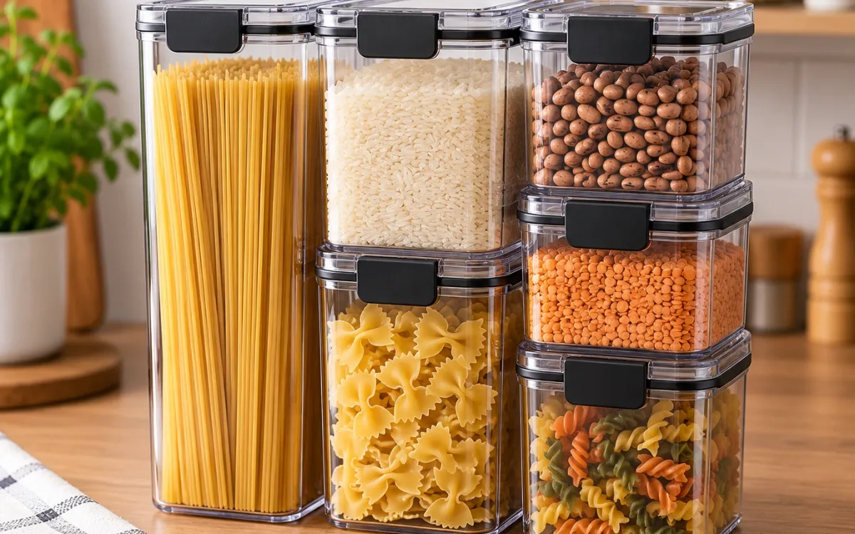 Kit de Potes Organizadores Herméticos – 6 Peças